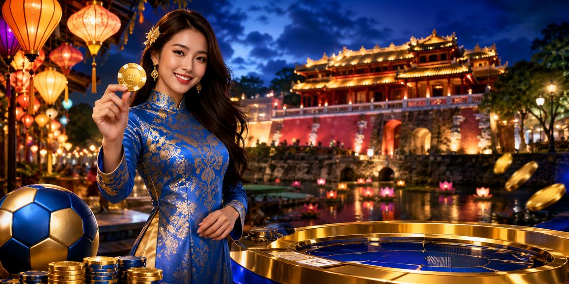 Cổ động viên bóng đá tại Huế mặc áo dài xem cá cược thể thao