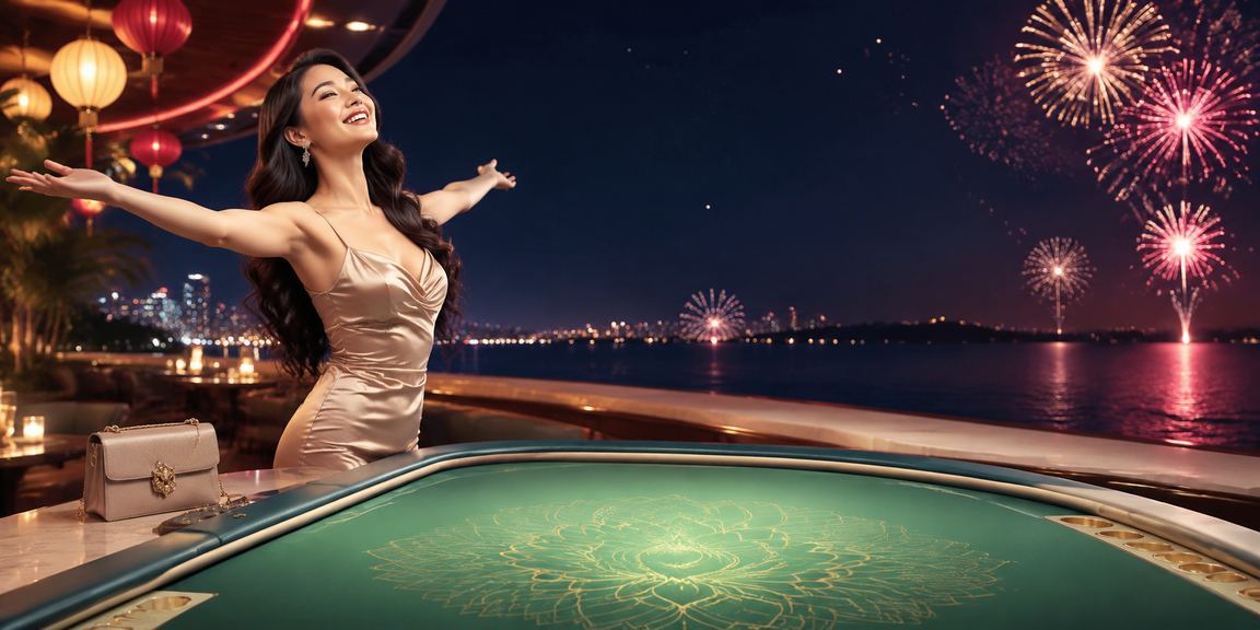 Bàn Baccarat cạnh ly cà phê Việt trong không gian casino Vũng Tàu